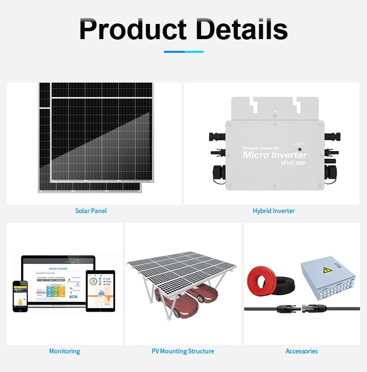 600W 700W 1200W 220V MPPT on-Grid Tie Micro Inverter IP65 PV System Grid Tie Inverter Micro Inverter for Solar Panels