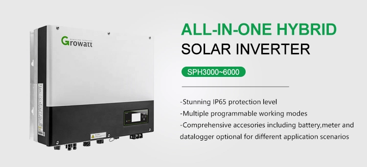 Growatt Grid Tie Solar Inverter 3kw-5kw Hybrid and off Grid PV Solar Power Inverter