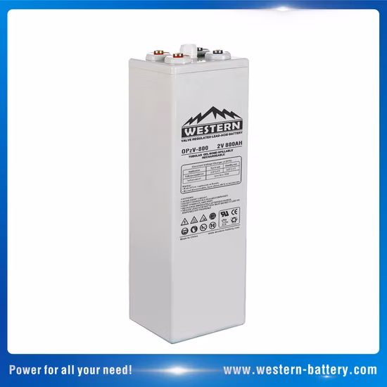 2V-Opzv-Tubular Gel/SLA/VRLA/Deep-Cycle Industrial UPS Backup Solar-Panel-Power-Batteries Replace Opzs-Battery 250ah-3000ah