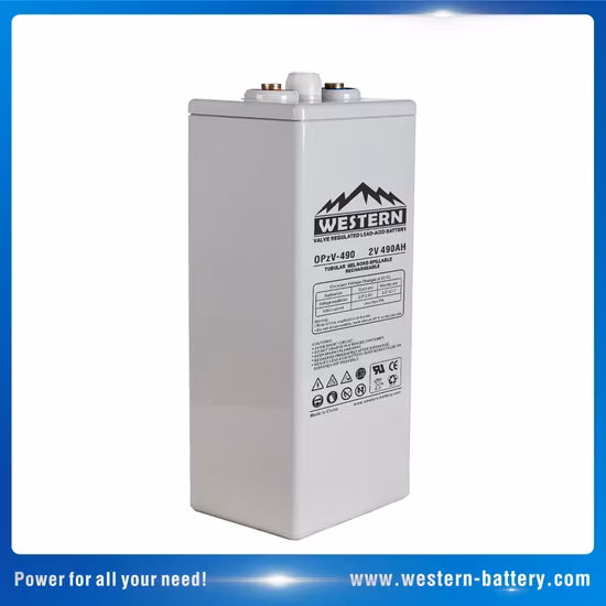 2V-Opzv-Tubular Gel/SLA/VRLA/Deep-Cycle Industrial UPS Backup Solar-Panel-Power-Batteries Replace Opzs-Battery 250ah-3000ah