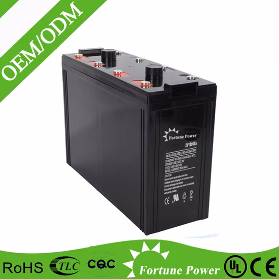 Трубчатый гелевой аккумулятор Opzv 2V1000ah, глубокий цикл, не требует обслуживания