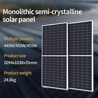 Высокоэффективная поликристаллическая кремниевая солнечная панель 330 Вт, 340 Вт, 350 Вт, 410 Вт, 460 Вт, полностью черные солнечные панели для домашнего источника питания