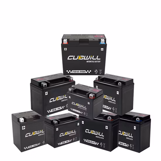 Герметичные необслуживаемые гелевые свинцово-кислотные аккумуляторы OEM и ODM VRLA MF SLA для большинства мотоциклов (YTZ5S-BS)